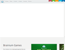 Tablet Screenshot of brainiumstudios.com